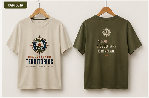 Camiseta Descobrindo Territórios